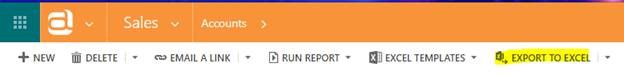 CRM 5 Hacks Export to Excel