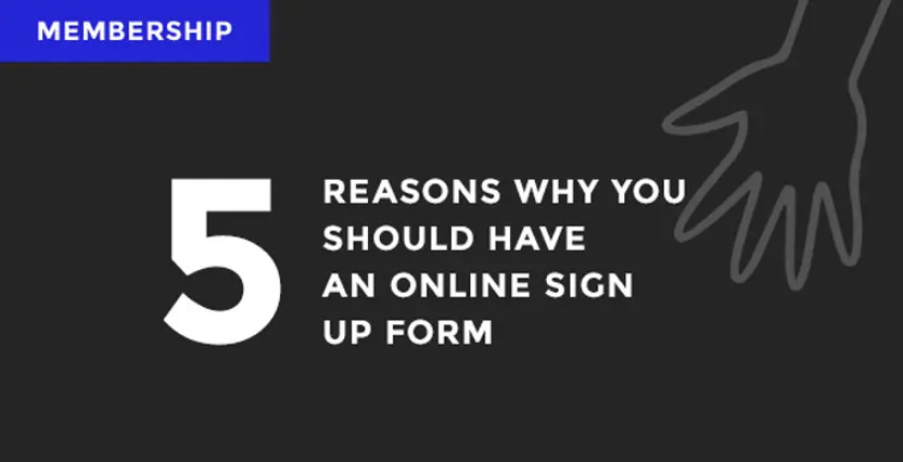 Membership Sign Up Forms Online
